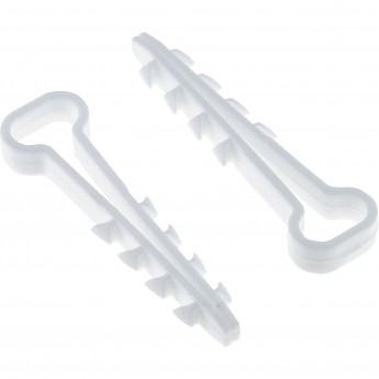 Дюбель-хомут EKF 5х10 белый (100шт)