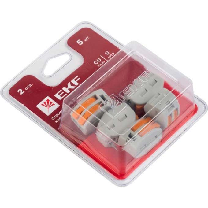 Клемма EKF PROXIMA СМК 222-412 блистер (5шт) plc-smk-412b Клемма EKF PROXIMA СМК 222-412 блистер (5шт) plc-smk-412b