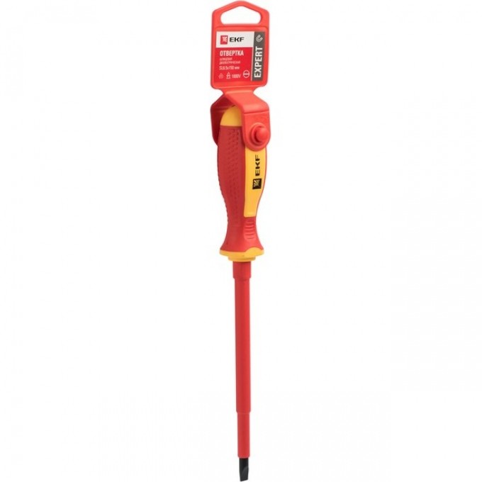 Отвертка EKF PROxima EXPERT SL6.5x150 мм 1000В sl-6.5-150-exp-in Отвертка EKF PROxima EXPERT SL6.5x150 мм 1000В sl-6.5-150-exp-in