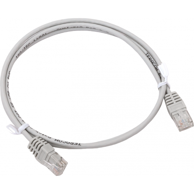 Патч-корд EKF TERACOM Cat.5E (1Гбит/с) неэкранированный UTP оболочка PVC серый (1м) TRC-5EUTP-PVC-1M-GY Патч-корд EKF TERACOM Cat.5E (1Гбит/с) неэкранированный UTP оболочка PVC серый (1м) TRC-5EUTP-PVC-1M-GY