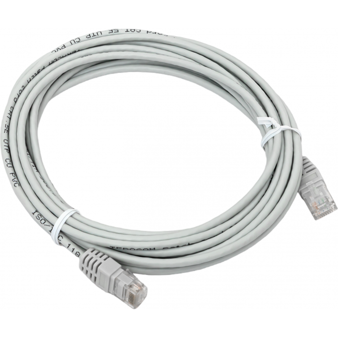 Патч-корд EKF TERACOM Cat.5E (1Гбит/с) неэкранированный UTP оболочка PVC серый (5м) TRC-5EUTP-PVC-5M-GY Патч-корд EKF TERACOM Cat.5E (1Гбит/с) неэкранированный UTP оболочка PVC серый (5м) TRC-5EUTP-PVC-5M-GY