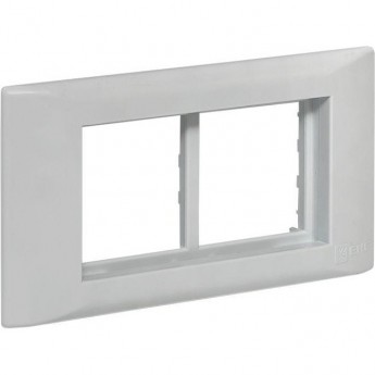 Рамка-суппорт EKF C-Line, на 4 модуля, 2 поста, для парапетного кабельного канала sup-4-105-50 Рамка-суппорт EKF C-Line, на 4 модуля, 2 поста, для парапетного кабельного канала sup-4-105-50