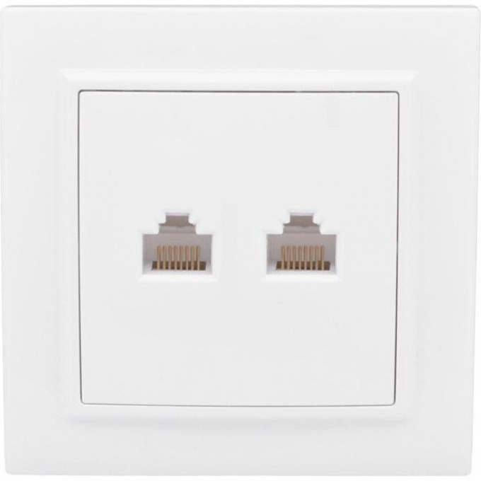 Розетка компьютерная EKF 2-м СП Минск RJ45 белая ERK02-035-10 Розетка компьютерная EKF 2-м СП Минск RJ45 белая ERK02-035-10