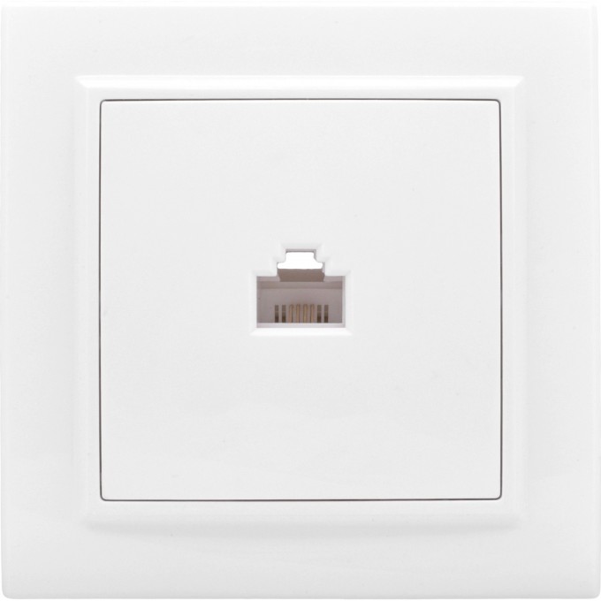 Розетка RJ-45 1-мест. EKF BASIC МИНСК СП белая ERK01-035-10 Розетка RJ-45 1-мест. EKF BASIC МИНСК СП белая ERK01-035-10