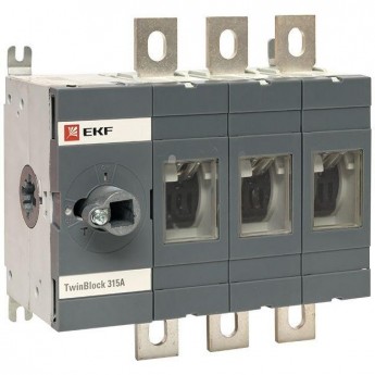 Рубильник EKF 3п 315А без рукоятки управления TwinBlock PROxima Рубильник EKF 3п 315А без рукоятки управления TwinBlock PROxima