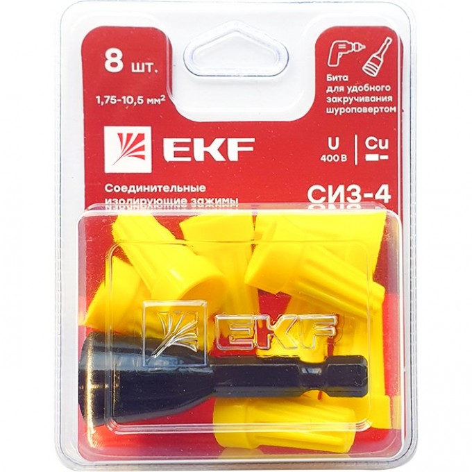 СИЗ-4 EKF (1,75-10,5мм2) блистер (8шт.) PLC-CC-6-B СИЗ-4 EKF (1,75-10,5мм2) блистер (8шт.) PLC-CC-6-B