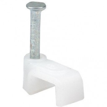 Скоба EKF 12 мм плоская 50 шт Скоба EKF 12 мм плоская 50 шт