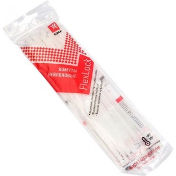 Стандартный хомут EKF P6.6 б, 4.8x250 50 шт. FlexLock PROxima plc-fl-ctsw-4.8x250-r Стандартный хомут EKF P6.6 б, 4.8x250 50 шт. FlexLock PROxima plc-fl-ctsw-4.8x250-r